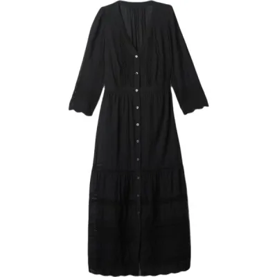 GAP LACE Dámské šaty, černá, velikost XS