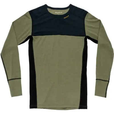 Devold LAUPAREN Pánské merino tričko, zelená, velikost XXL