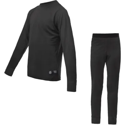 Sensor MERINO ACTIVE SET Dětský funkční set, černá, velikost 100