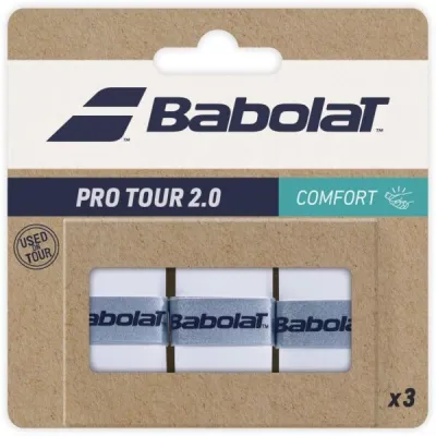 Babolat PRO TOUR 2.0 Omotávka, bílá, velikost UNI