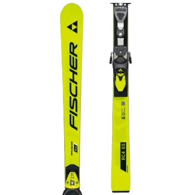 Fischer RC4 WORLDCUP GS JR Sjezdové lyže, žlutá, velikost 168
