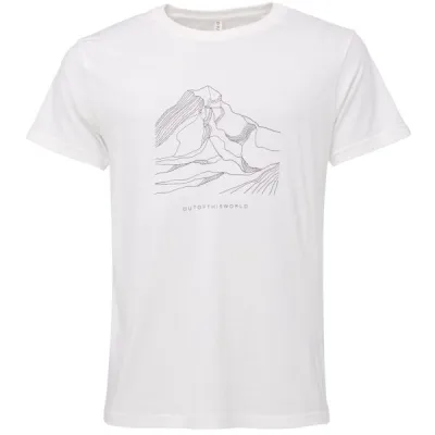 FUNDANGO MOUNTAIN Pánské tričko, bílá, velikost XXL