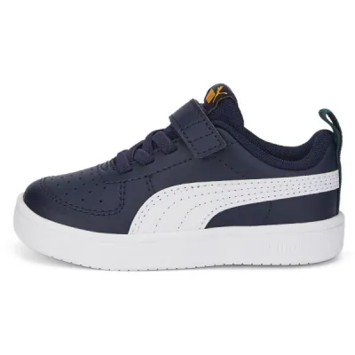 Puma RICKIE AC+INF Dětská volnočasová obuv, tmavě modrá, velikost 22