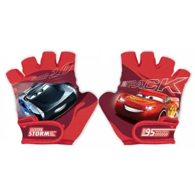 Disney CARS III Dětské rukavice na kolo, červená, velikost 4-6Y