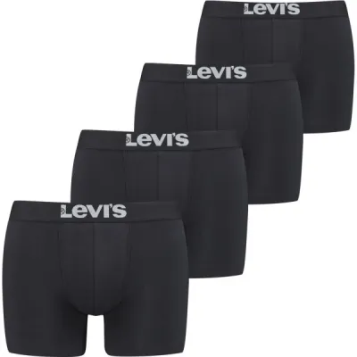 Levi's&reg; SOLID BASIC BRIEF 4P Pánské boxerky, černá, velikost S