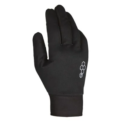 PROGRESS RUNNING GLOVES Běžecké rukavice, černá, velikost XL