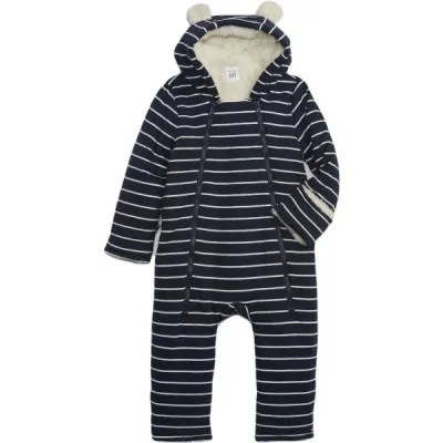 GAP BABY Dětský overal, tmavě modrá, velikost 0-3M