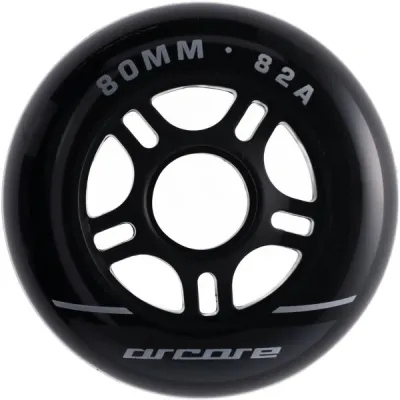 Arcore INLINE WHEELS 4PACK 80-82A Inline kolečka, černá, velikost UNI