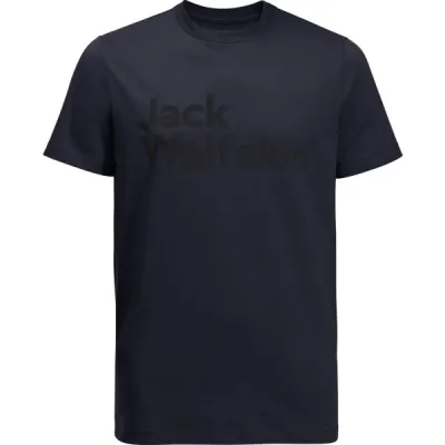 Jack Wolfskin BRAND T M Pánské triko, tmavě modrá, velikost S