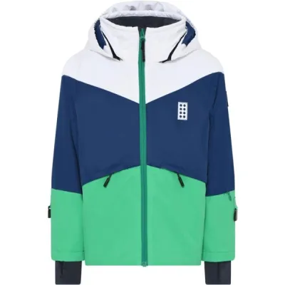 LEGO&reg; kidswear LWJESTED 708 Dětská lyžařská bunda, světle zelená, velikost 116