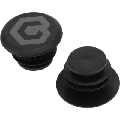 Arcore AGP-7 PLUG Záslepky do řídítek, černá, velikost UNI