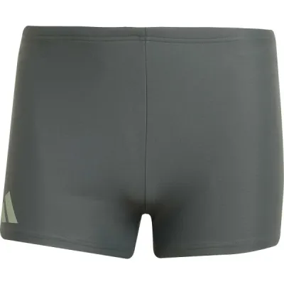 adidas SOLID BOXER Pánské plavky, tmavě šedá, velikost 5
