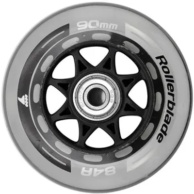 Rollerblade 90MM/SG9 WHEEL/BEARING XT (8PCS) Inline kolečka, šedá, velikost UNI