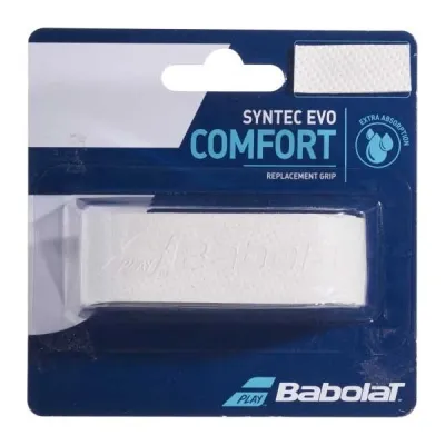 Babolat SYNTEC EVO Tenisový grip, bílá, velikost UNI