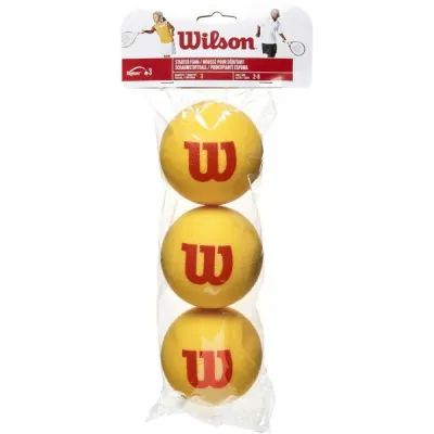 Wilson STARTER Tenisové míčky, žlutá, velikost UNI