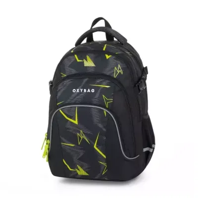 Oxybag SCOOLER ELETRIC Studentský batoh, černá, velikost UNI