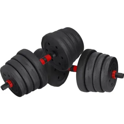 Fitforce ADBP 30 KG Nakládací sada činek, černá, velikost 30 KG
