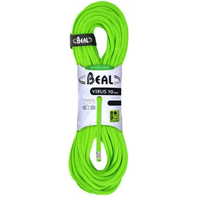 BEAL VIRUS 10 MM 60 M Lano, zelená, velikost 60