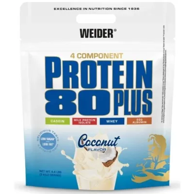 WEIDER PROTEIN PLUS 80, 500G COCONUT Protein, , velikost 500 G