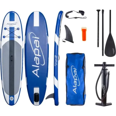 Alapai SAILOR 285 Nafukovací jednovrstvý paddleboard, modrá, velikost UNI