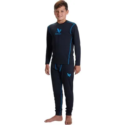 Bauer BASICS YTH Dětské funkční triko, černá, velikost XL