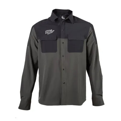 Fresh Trash UNISEX RIDER LONG SLEEVE SHIRT OLIVE GREEN/BLACK Velikost: L 8592837091877