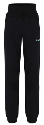 Husky Kanto K 140, black Dětské softshell kalhoty
