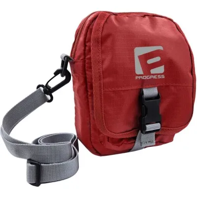 PROGRESS CROSS BODY Outdoorová kapsička přes rameno, červená, velikost UNI