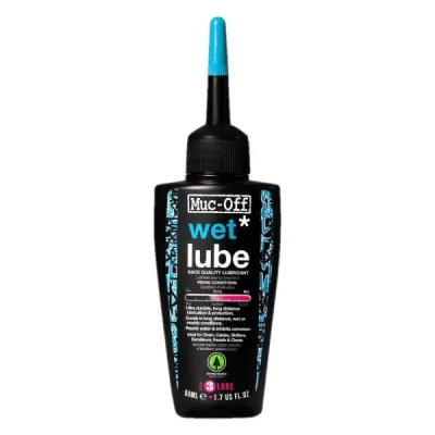 MUC-OFF MUC-OFF BIO WET LUBE Mazivo na řetěz do mokra, transparentní, velikost UNI