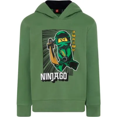 LEGO&reg; kidswear LWSTORM 616 Chlapecká mikina, zelená, velikost 110