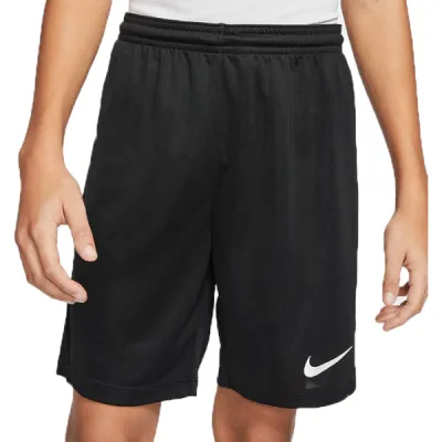 Nike DRI-FIT PARK 3 Chlapecké fotbalové kraťasy, černá, velikost XS