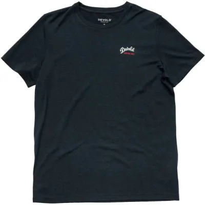 Devold CLASSIC "SCRIPT" TEE MAN Pánské merino triko, tmavě modrá, velikost M