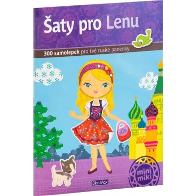 ELLA & MAX ŠATY PRO LENU Kniha samolepek, mix, velikost UNI