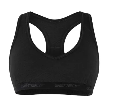 SENSOR MERINO DF dámská podprsenka černá Velikost: XL