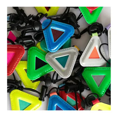 Blue Lug Triangle Mini reflexní odrazky na kolo