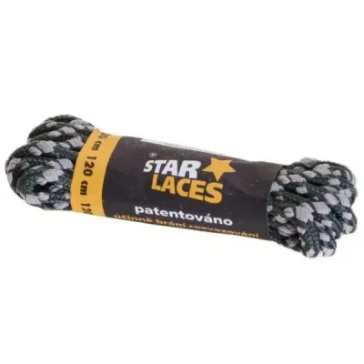 PROMA STAR LACES SLIM 90 CM Tkaničky, šedá, velikost 90