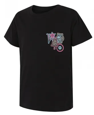 Husky Dětské bavlněné triko Tee Patch K black Velikost: 128