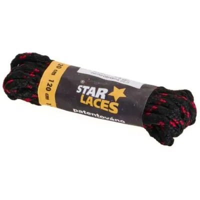 PROMA STAR LACES SLIM 120 CM Tkaničky, černá, velikost 120