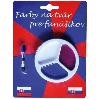 SPORT TEAM SR 1 Barvy na obličej, modrá, velikost UNI