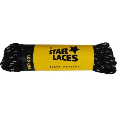 PROMA STAR LACES 140 CM Tkaničky, černá, velikost 140