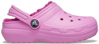 Dětské boty crocs classic lined růžová 29-30