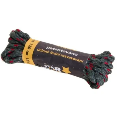 PROMA STAR LACES SLIM 100 CM Tkaničky, šedá, velikost 100