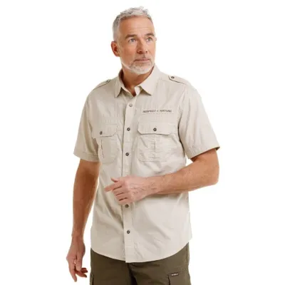 Pánská košile bushman major ii béžová m