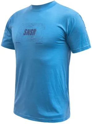 SENSOR MERINO ACTIVE RELIEF pánské triko kr.rukáv modrá Velikost: S