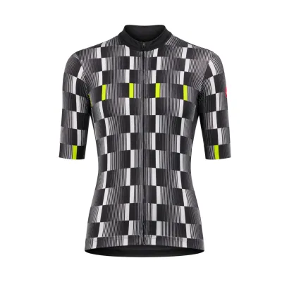 Castelli Dimensione Jersey W XL černá/bílá