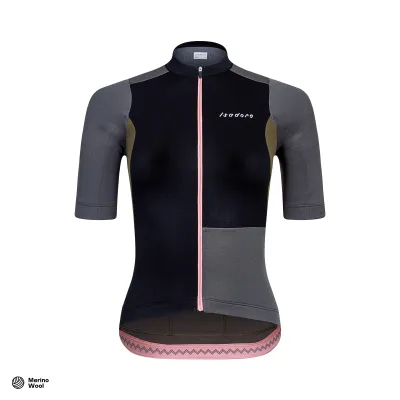 Isadore Women's Patchwork Jersey L šedá