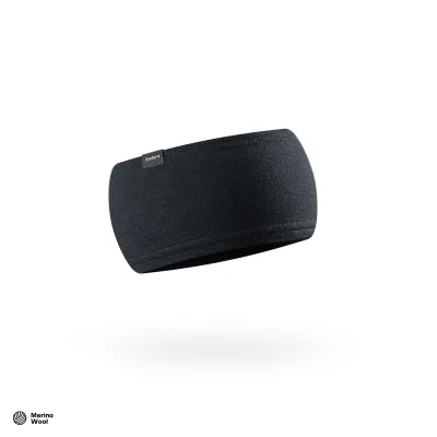 Isadore Merino Headband  UNI černá