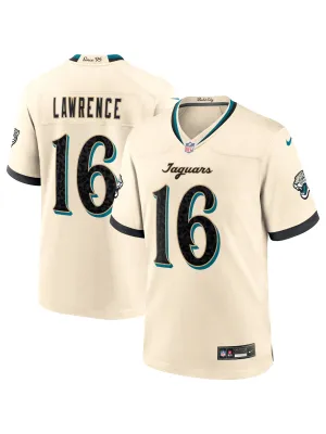 Pánský dres Jacksonville Jaguars NFL Trevor Lawrence #16 2026 Rivalries Game Natural Velikost: S