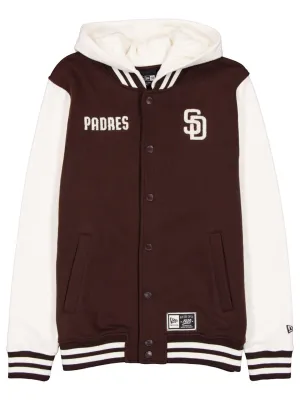 Pánská bunda San Diego Padres MLB Letterman Hooded Velikost: L