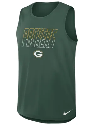 Pánské tričko Green Bay Packers NFL Miler Dri-FIT Muscle Tank Top Velikost: S